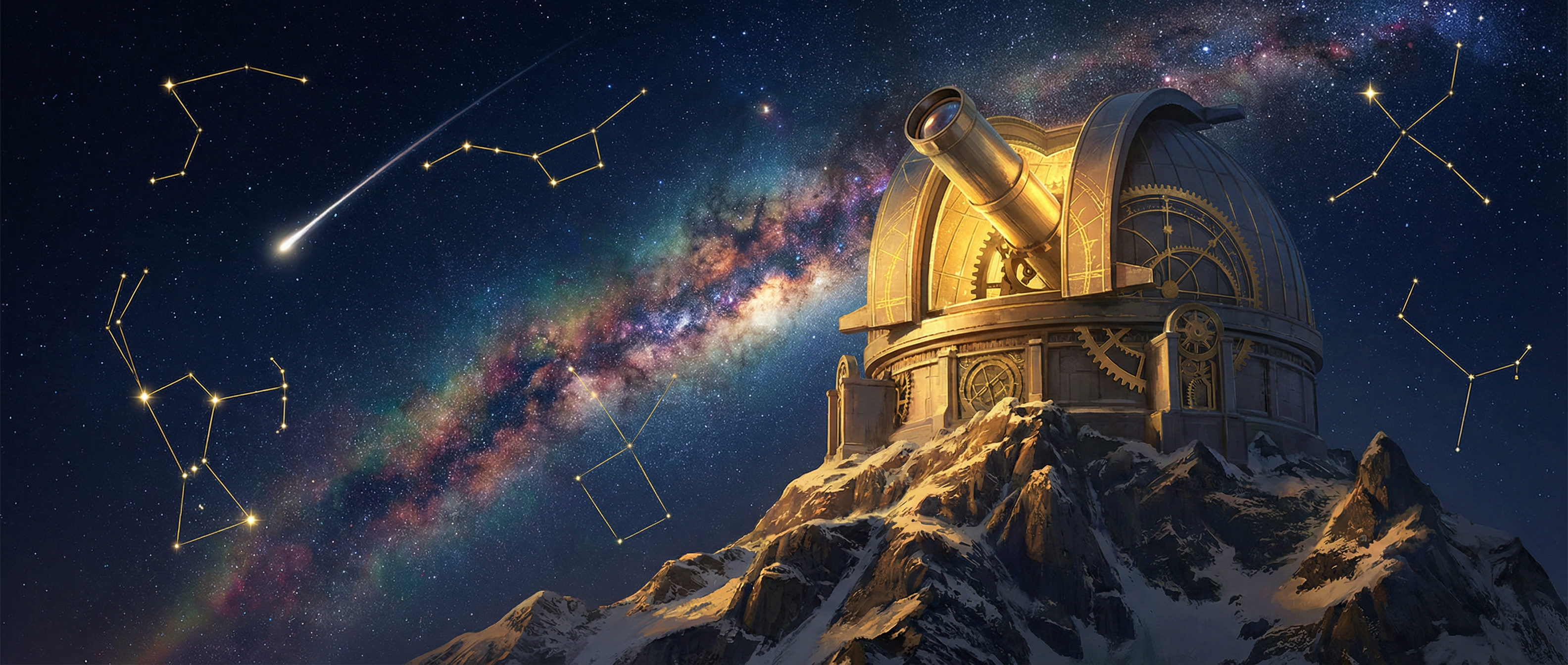 天文台星空观测风主视觉 - 彩票数学分析站 - 足球竞彩
